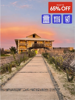 Disfruta de La Guajira
!Lo Quiero!
Bajamos los precios
Fecha de promo del 9 al 14 de septiembre de 2025
Fecha de viaje: 10 al 30 de noviembre 2025 y enero 20 a 31 mayo 2026
Hotel Wayira - Bloque