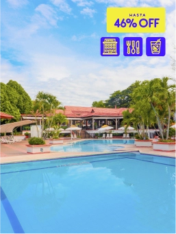 Hotel Girardot Resort - Girardot- Mega Ofertón- (2 Noches)
!Lo Quiero!
Reserva entre el 24 al 28 de octubre de 2025. Viaja entre el 24 de octubre de 2025 al 30 de junio de 2026 .
Hotel Girardot Resort (Girardot)