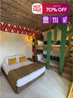 Hotel Wayira Beach – Bungalow Kids - La Guajira
!Lo Quiero!
Reserva entre el 15 al 23 de octubre de 2025. Viaja entre el 15 octubre de 2025 a junio de 2026.
Hotel Wayira Beach – Bungalow Kids (La Guajira)