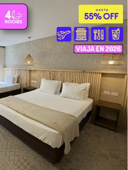 Hotel Cove 2 - San Andrés- Mega Ofertón- (4 Noches)
!Lo Quiero!
Reserva entre el 24 al 28 de octubre de 2025. Viaja entre el 24 de octubre de 2025 al 30 de junio de 2026 .
Hotel Cove 2 (San Andrés)