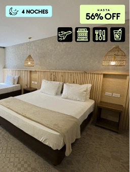 Hotel Cove2 - San Andrés- Cyber Halloween- (3 Noches)
!Lo Quiero!
Reserva del 30 al 31 de octubre de 2025. Viaja entre el 29 de octubre de 2025 al 30 de junio de 2026.
Hotel Cove 2 (San Andrés)