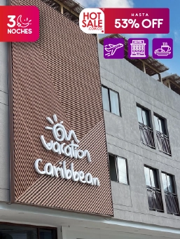 Hotel Caribbean - San Andrés (3 Noches)
!Lo Quiero!
Reserva entre el 15 al 23 de octubre de 2025. Viaja entre el 15 octubre de 2025 a junio de 2026.
Hotel Caribbean - San Andrés