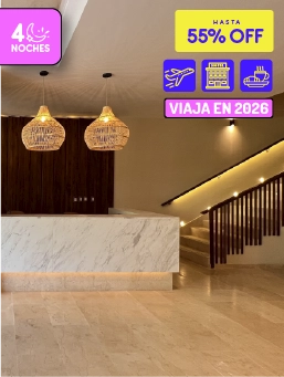 Hotel Caribbean - San Andrés- Mega Ofertón- (4 Noches)
!Lo Quiero!
Reserva entre el 24 al 28 de octubre de 2025. Viaja entre el 24 de octubre de 2025 al 30 de junio de 2026 .
Hotel Caribbean (San Andrés)
