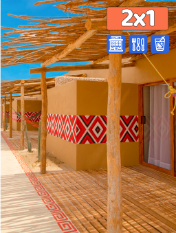 Hotel Wayira Beach - Bungalow - La Guajira &middot; Retro 2x1
&iexcl;Lo Quiero!
Promoci&oacute;n v&aacute;lida del 23 al 25 de diciembre de 2025.
Hotel Wayira Beach - Bungalow - La Guajira - Oferta en hoteles