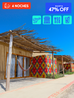 Hotel Wayira Beach – Bungalow Wayúu - La Guajira · Mundialista OV
¡Lo Quiero!
Promoción válida del 5 al 10 de diciembre de 2025
Hotel Wayira Beach – Bungalow Wayúu - La Guajira - Paquetes completos