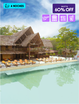 Hotel Amazon – Amazonas (Leticia) - Noches Mágicas
¡Lo Quiero!
Promoción vigente del 15 al 16 de diciembre de 2025.
Hotel Amazon – Amazonas (Leticia) - Noches Mágicas