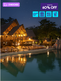 Hotel Amazon – Amazonas (Leticia) - Noches Mágicas
¡Lo Quiero!
Promoción vigente del 15 al 16 de diciembre de 2025.
Hotel Amazon – Amazonas (Leticia) - Noches Mágicas