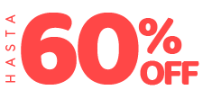 Hasta 60% OFF