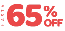 Hasta 65% OFF