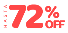 Hasta 72% OFF