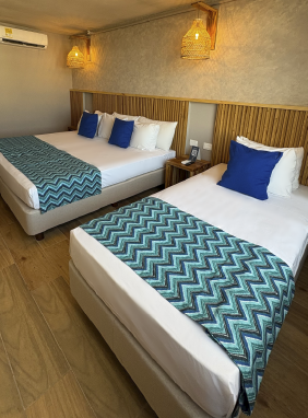 1 Cama doble. 1 cama sencilla, capacidad: 2 personas.
Ver m&aacute;s
Twin