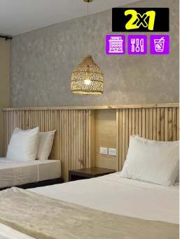 Hotel Cove 2, San Andrés – Black Friday 2x1 - Viajan 2, paga 1
!Lo Quiero!
Reserva ahora y viaja entre el 20 de noviembre al 28 de diciembre de 2025 y Enero 12 al 30 de Abril de 2026. No aplica festivos.
Hotel Cove 2 - San Andrés