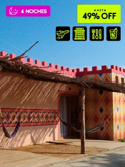 Hotel Wayira Beach – Bungalow Kids - La Guajira - Black November
!Lo Quiero!
Reserva ahora. Viaja entre el 6 de noviembre de 2025 al 26 de marzo de 2026.
Hotel Wayira Beach – Bungalow Kids- La Guajira