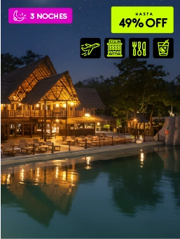 Hotel Amazon – Amazonas (Leticia) - Black November
!Lo Quiero!
Reserva ahora. Viaja entre el 6 de noviembre de 2025 al 26 de marzo de 2026.
Hotel Amazon – Amazonas (Leticia)